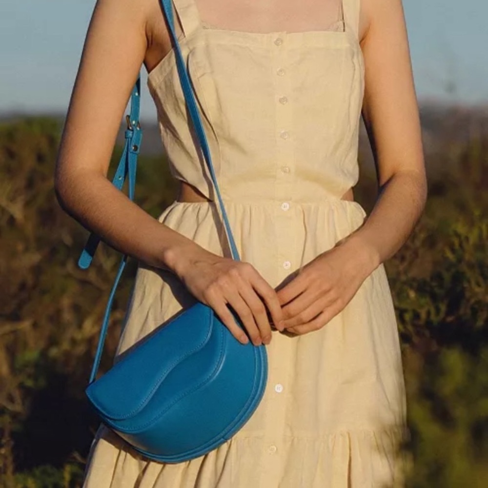 Melie Bianco Vibrant Blue Crossbody Bag